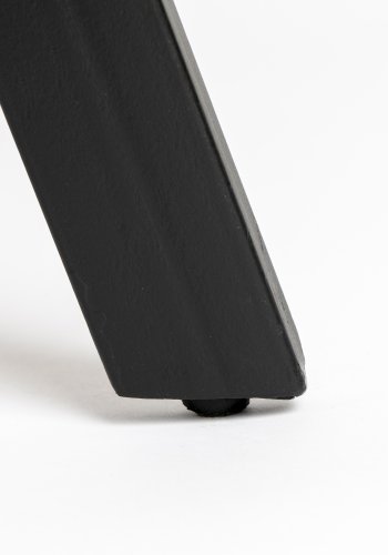 WHITE LABEL LIVING Suri spisebord, rektangulr - sort teaktr og metal (200X90)