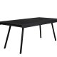 WHITE LABEL LIVING Suri spisebord, rektangulr - sort teaktr og metal (220X100)