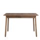 ZUIVER Glimps spisebord, m. butterflybordplade - brun valnddefinér og valnddetr (120/162x80)