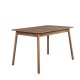 ZUIVER Glimps spisebord, m. butterflybordplade - brun valnddefinér og valnddetr (120/162x80)