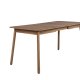 ZUIVER Glimps spisebord, m. butterflybordplade - brun valnddefinér og valnddetr (120/162x80)