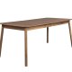ZUIVER Glimps spisebord, m. butterflybordplade - brun valnddefinér og valnddetr (180/240x90)