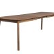 ZUIVER Glimps spisebord, m. butterflybordplade - brun valnddefinér og valnddetr (180/240x90)