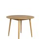 WHITE LABEL LIVING Fabio spisebord, rund - natur egefinér og egetr (100)