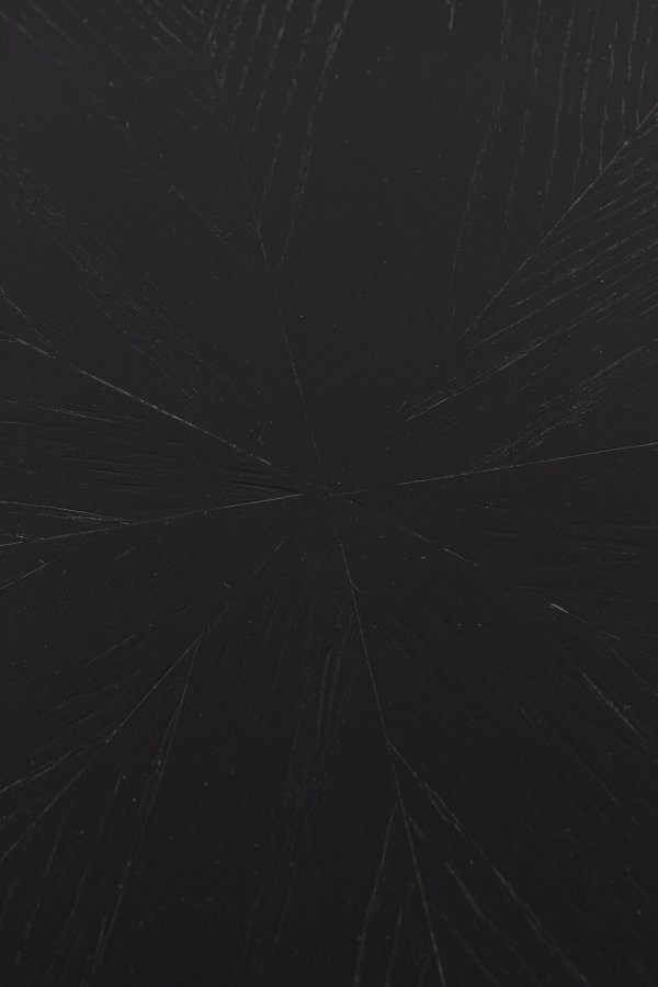 WHITE LABEL LIVING Fabio spisebord, rund - sort egefinér og egetr (100)