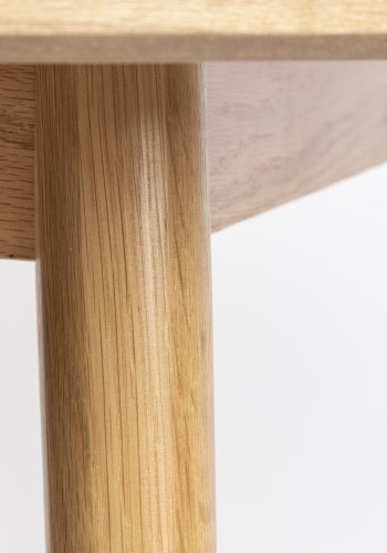 WHITE LABEL LIVING Fabio spisebord, rund - natur egefinér og egetr (120)