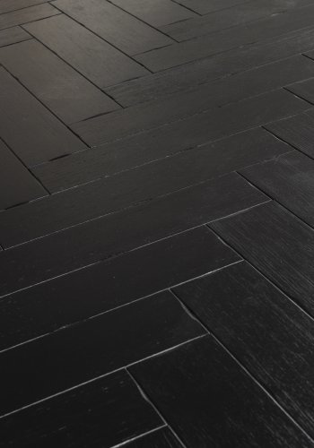 DUTCHBONE Klasse spisebord, sildeben, rektangulr - sort tr og sort stl (220X90)