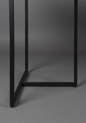 DUTCHBONE Klasse spisebord, sildeben, rektangulr - natur tr og sort stl (220X90)