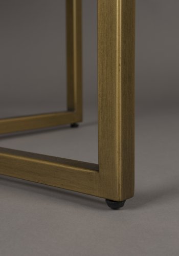 DUTCHBONE Klasse spisebord, sildeben, rund - sort tr og sort stl (120)