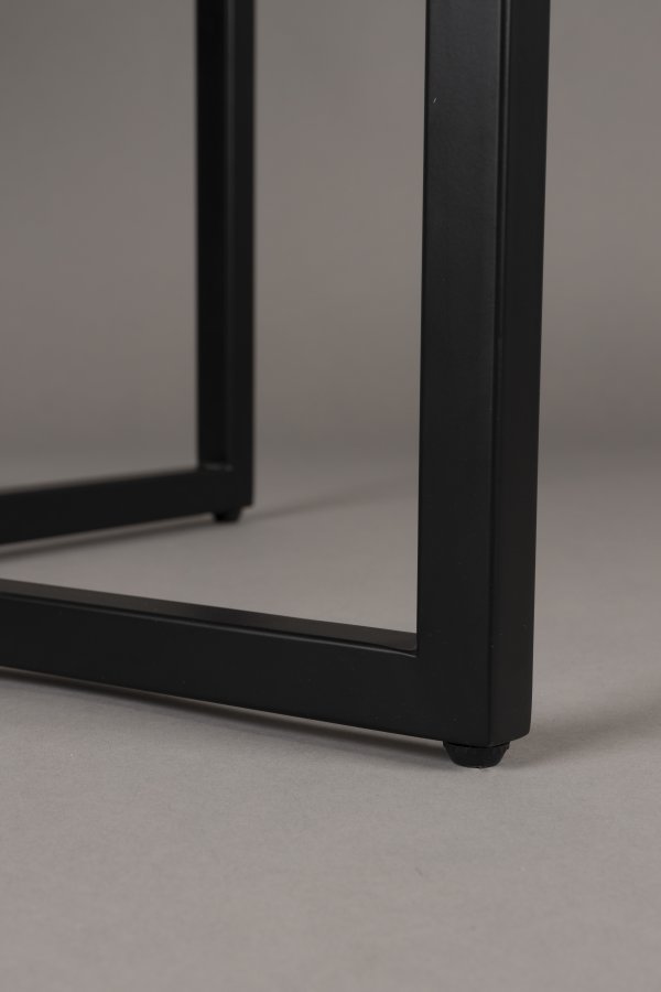 DUTCHBONE Klasse spisebord, sildeben, rund - natur egetr og sort stl (120)