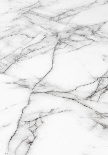 WHITE LABEL LIVING Floris spisebord, rund - marmorpapir og sort metal (110)