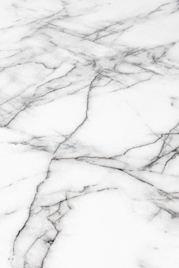 WHITE LABEL LIVING Floris spisebord, rund - marmorpapir og sort metal (110)