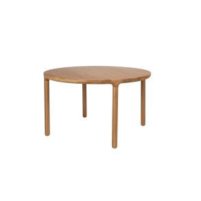 ZUIVER Storm spisebord, rund - natur egetrsfinér og egetr (128)