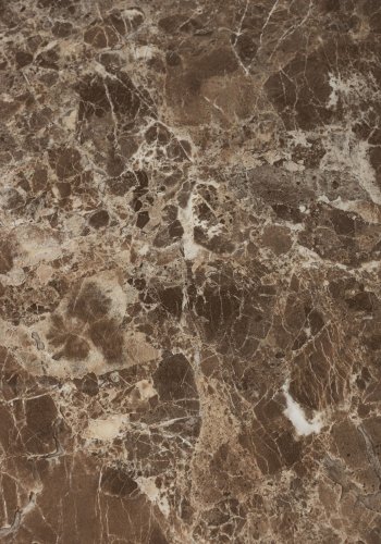 WHITE LABEL LIVING Maru spisebord, rund - brun MDF og metal (110)