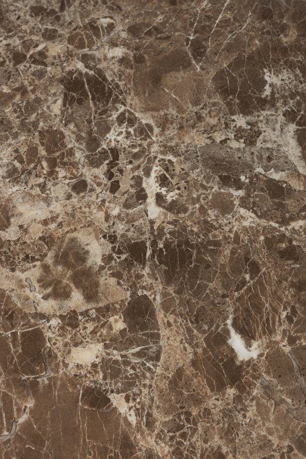 WHITE LABEL LIVING Maru spisebord, rund - brun MDF og metal (110)