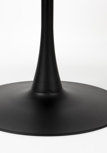 WHITE LABEL LIVING Maru spisebord, rund - brun MDF og metal (110)