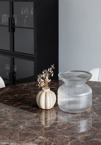 WHITE LABEL LIVING Maru spisebord, rund - sort MDF og metal (110)