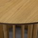 DUTCHBONE Barlet spisebord, rund - natur egetrsfinér og natur gummitr (120)