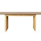 DUTCHBONE Barlet spisebord, m. tillgsplade - natur egetrsfinér og natur gummitr (200/240x90)