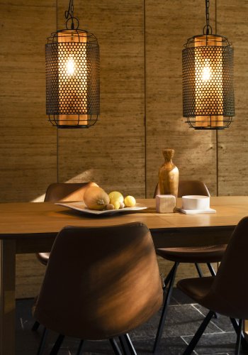 DUTCHBONE Barlet spisebord, m. tillgsplade - natur egetrsfinér og natur gummitr (200/240x90)