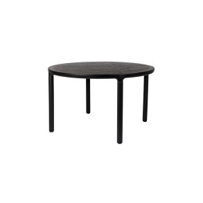 ZUIVER Storm spisebord, rund - sort askefinér og gummitr (128)