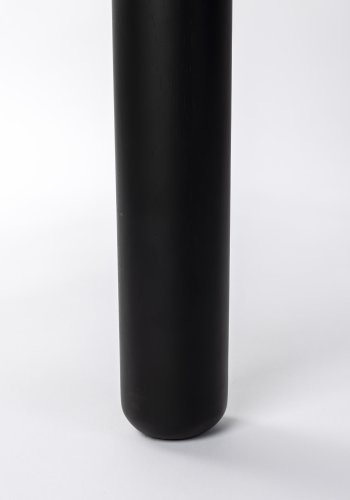 ZUIVER Storm spisebord, rund - sort askefinér og gummitr (128)