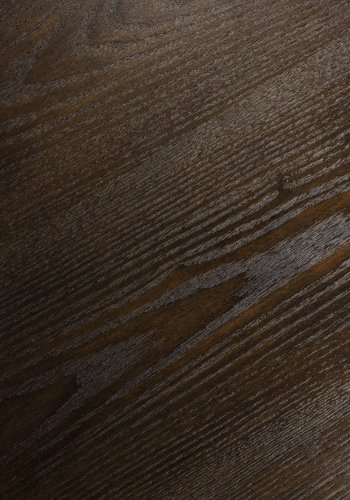 WHITE LABEL LIVING Raku spisebord, rund - brun teakfinér og sort metal (110)