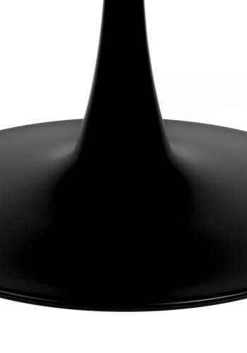 WHITE LABEL LIVING Raku spisebord, rund - brun teakfinér og sort metal (110)