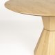 ZUIVER Lotus spisebord, rund - natur egetrsfinér og akacietr (120)