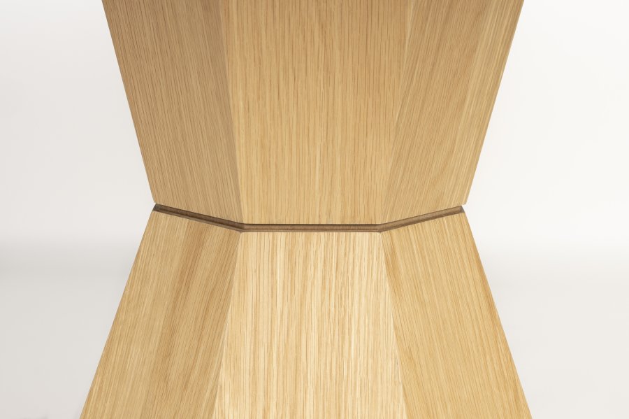 ZUIVER Lotus spisebord, rund - natur egetrsfinér og akacietr (120)