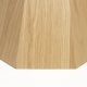 ZUIVER Lotus spisebord, rund - natur egetrsfinér og akacietr (120)