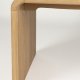 ZUIVER Brave spisebord, rektangulr - natur egetrsfinér og gummitr (160x80)