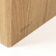 ZUIVER Brave spisebord, rektangulr - natur egetrsfinér og gummitr (160x80)