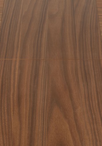 ZUIVER Twist spisebord, m. udtrk, rund - brun valnddefinér (120)