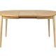 ZUIVER Twist spisebord, m. udtrk, rund - natur egefinér (120)