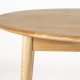 ZUIVER Twist spisebord, m. udtrk, rund - natur egefinér (120)