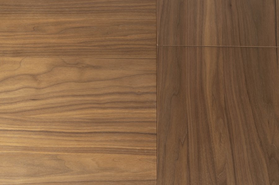 ZUIVER Twist spisebord, m. udtrk, oval - brun valnddefinér (240x90)