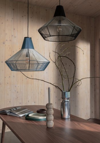 ZUIVER Twist spisebord, m. udtrk, oval - brun valnddefinér (240x90)