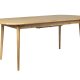 ZUIVER Twist spisebord, m. udtrk, oval - natur egefinér (240x90)