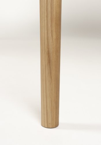 ZUIVER Twist spisebord, m. udtrk, oval - natur egefinér (240x90)