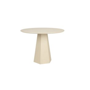 ZUIVER Pilar spisebord, rund - beige askefinér (100)