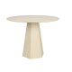 ZUIVER Pilar spisebord, rund - beige askefinér (100)