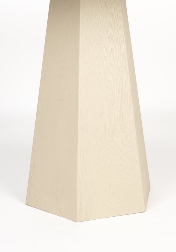 ZUIVER Pilar spisebord, rund - beige askefinér (100)