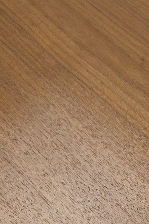 WHITE LABEL LIVING Chase spisebord, organisk rektangulr - brun MDF og sort jern (180x90)