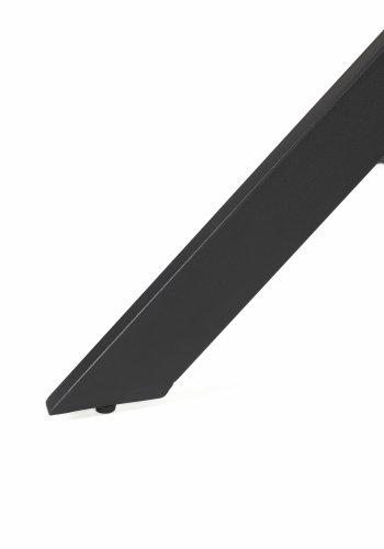 WHITE LABEL LIVING Chase spisebord, organisk rund - brun MDF og sort metal (110)