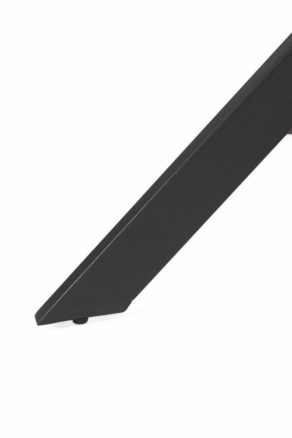 WHITE LABEL LIVING Chase spisebord, organisk rund - brun MDF og sort metal (110)