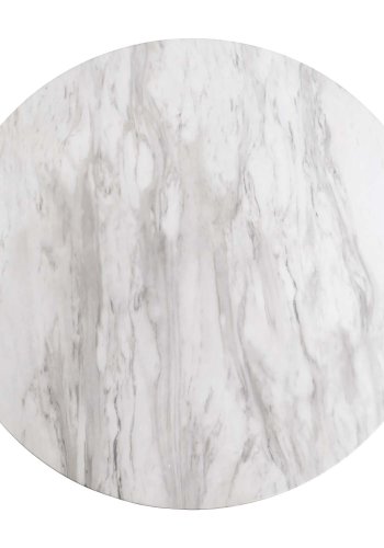 HOUSE NORDIC Bolzano sofabord - MDF med marmor look og sort stl (70)