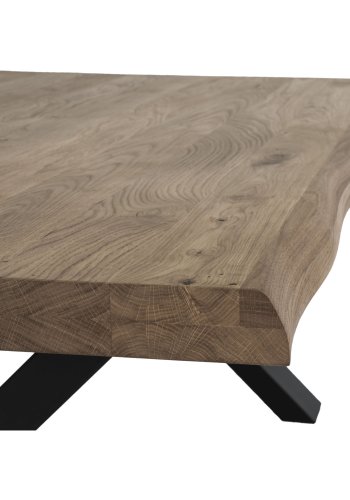 HOUSE NORDIC Toulon sofabord - brun egetr og metal (120x70)