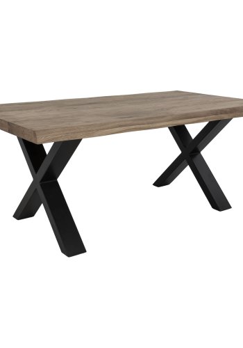 HOUSE NORDIC Toulon sofabord - brun egetr og metal (120x70)