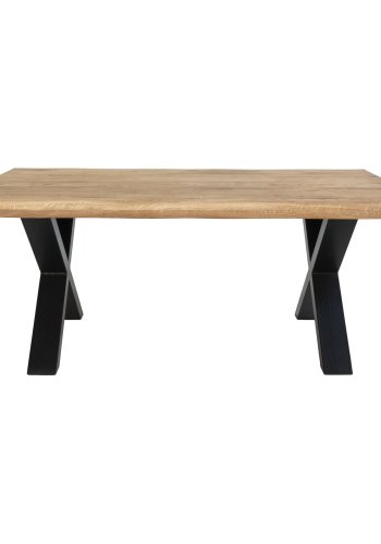 HOUSE NORDIC Toulon sofabord - natur egetr og metal (120x70)